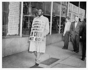 A Man Protesting, circa 1965