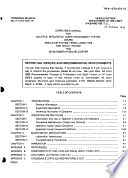 Operator's manual for Multiple Integrated Laser Engagement System (MILES) simulator system, firing, laser, M78, NSN 1270-01-159-0482 for OH-58 observation helicopter