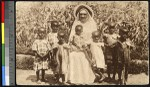 Missionary sister with young children, Bandundu, Congo, ca.1920-1940