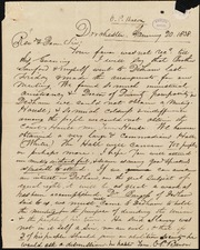 Letter to] Rev & Dear Sir [manuscript