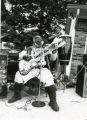 Robert Montgomery entertains at the wedding of Bobby and Teresa Fulcher