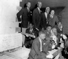 Men at South Calvary Baptist Church Ceremony