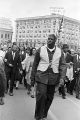 Marchers at Court Square in downtown Montgomery, Alabama, approaching the Capitol at the conclusion of the Selma to Montgomery March.