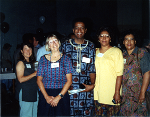 Marjorie Merrill, Cleveland Sellers, Charleana Hill Cobb, and Laura Strong at Mississippi Homecoming Reunion