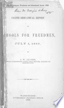 Semi annual report on schools for freedmen