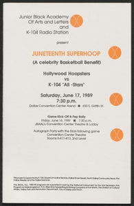 Program: Juneteenth superhoop