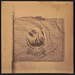 Regt. flag of the 2d Mass. Cavalry, Benjamin Locke, Sgt., A Company