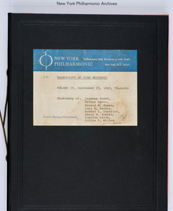 Volume IV: Human Rights Commission Hearings, Testimony of Rosen, Davis, Jones, Porter, Dietrich, Smyles, Dixon, and Miller., Sep 25, 1969 - Sep 25, 1969