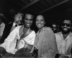 Sugar Ray Leonard, Diana Ross, and Berry Gordy, Las Vegas , 1979