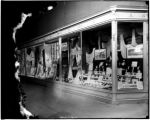 Textile exhibit in the French section of the Palace of Manufactures