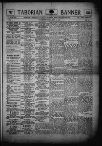 Thumbnail for Taborian Banner (Galveston, Tex.), Vol. 2, No. 12, Ed. 1 Friday, September 21, 1906