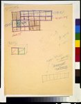 [Gridded wall section of Case Study House No. 9 for John Entenza, at Pacific Palisades, Los Angeles, California]