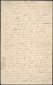 Letter to] Dear sir [manuscript