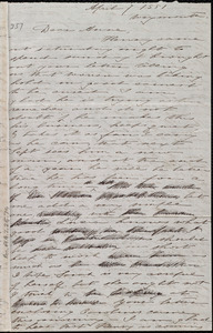 Letter from Deborah Weston, Weymouth, [Mass.], to Anne Warren Weston, April 7, 1851