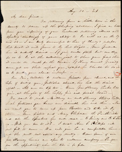 Letter from Abby Kelley Foster, [Millbury, Mass.], to Maria Weston Chapman, Aug. 10, [1841?]