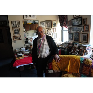 Reverend Chauncy Moore in his living room