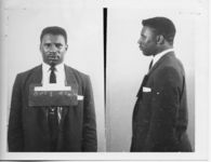 Mississippi State Sovereignty Commission photograph of Otis A. Smith following his arrest in Jackson, Mississippi, 1960 April 25