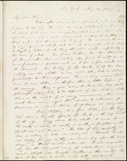 Letter to] My dear Wife [manuscript