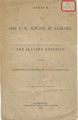 "Speech of Hon. F. W. Bowdon, of Alabama, on the Slavery Question," an address delivered in the United States House of Representatives.