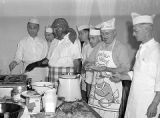 Pancake supper in Lincoln, IL, 1948