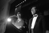 Early Wright, James Milton Campbell, Reverend Arnold Moore at banquet, Clarksdale, Miss., 1988. (ERW8 #361)