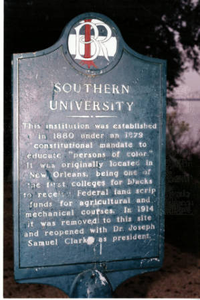 Southern University and A&M College - The Beginning