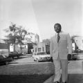 Lucius Amerson, sheriff of Macon County, Alabama, in downtown Tuskegee.