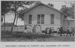 Welcoming visitors on Patron's Day, Elizabeth City County