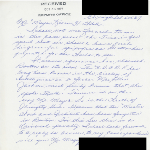 Letter to Mayor Kevin H. White