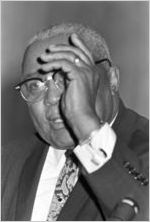 Martin Luther King, Sr., speaking to an audience at Holt Street Baptist Church in Montgomery, Alabama.