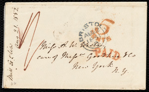 Thumbnail for Partial letter from Mary Anne Estlin, [Bristol, England], to Anne Warren Weston, [August 21?-22, 1852]