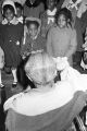 Children in the group "Buds of Promise" from Mt. Zion AME Zion Church in Montgomery, Alabama, singing to Ethel Reynolds in her home.