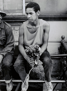 Young Man with Roses