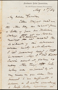 Thumbnail for Letter from James Miller M'Kim, Philadelphia, [Pa.], to William Lloyd Garrison, May 3 / [18]64