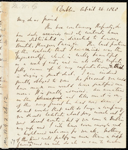 Letter from Richard Davis Webb, Dublin, [Ireland], to Maria Weston Chapman, April 26, 1848