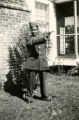 Olee Yates McCullough Holding her Husband's Gun