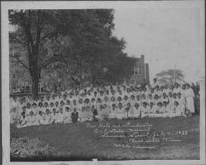 Tennessee A & I State Normal School Graduates and President William J. Hale, 1922