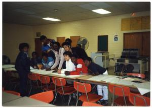 Martin Luther King Middle School Students at Desks