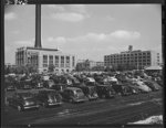 Defense housing, Erie, Pennsylvania. The General Electric Company at Erie, Pennsylvania, employs approximately 8000 workers. It anticipates additional employment of some 4000 by next year. Only some twenty-five percent of these have to be imported, for local labor is being trained for these jobs at government vocational training schools. This will prevent the disruption of the community's economic life which would be caused by an over-large immigration of labor