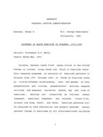 Patterns of black homicide in Atlanta: 1979-1989, 1995
