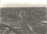 Aerial view of the Tuskegee Institute campus in Tuskegee, Alabama.