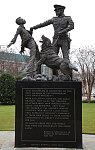 Sculpture dedicated to the Foot Soldiers of the Birmingham Civil Rights Movement. Kelly Ingram Park, Birmingham, Alabama