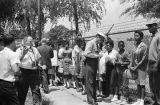 Young civil rights demonstrators stopped by police during the Children's Crusade in Birmingham, Alabama.