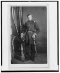 [Captain Charles Nagel, Union officer in the 32nd Indiana Regiment, full-length portrait, standing, facing front]