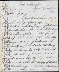 Letter from Andrew Paton, Glasgow, [Scotland], to William Lloyd Garrison, 2d Dec[ember] 1846