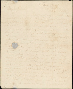 Thumbnail for Letter from James Cropper, 17 Store Street, Bedford Square, [London, England], to William Lloyd Garrison, 1833 [July] 5