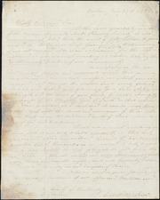 Letter to] Highly Esteemed Sir [manuscript