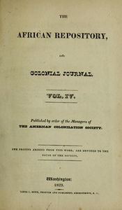 The African repository and colonial journal, 4
