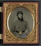 [Private Raymond Gause or Gouse of Co. B, 22nd Pennsylvania Cavalry Regiment, in uniform]