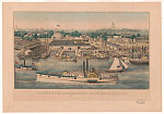 Birds eye view of Sixth Street wharf, Washington, D.C.